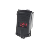 34554 2x USB zásuvka s voltmetrem "Rocker" (971323)