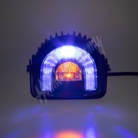 wa-015 PROFI LED výstražné světlo-oblouk 10-80V modré, 138x126mm