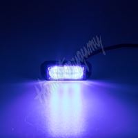 kf003EM5Wblu SLIM výstražné LED světlo vnější, modré, 12-24V, ECE R65