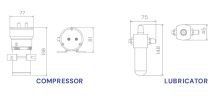 921117 FIAMM kompresor profi fanfáry MC4 FD 24V + maznice kompresoru (2787790)