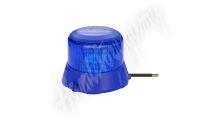 wl404fixblu Robustní modrý LED maják, modrý hliník, 48W, ECE R65