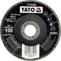 Kotouč lamelový korundový 125 x 22,2 mm vypouklý brusný P80 Kotouč lamelový korundový 125 x 22,2 mm vypouklý brusný P80
