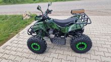 Dětská čtyřtaktní čtyřkolka ATV Warrior DELUX 125ccm, 3 rych. poloaut. 8 kola, zel. maskáč (2)