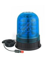wl93blue LED maják, 12-24V, 24x3W modrý, magnet, ECE R10