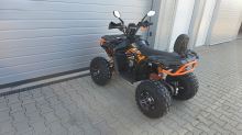 Dětská čtyřtaktní čtyřkolka  MiniRocket Troodon Deluxe 125ccm, 3+1, 8 kola, černo-oranzova (4)