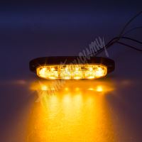 911-x6 PROFI výstražné LED světlo vnější, oranžové, 12-24V, ECE R65