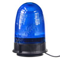 wl55blue x LED maják, 12-24V, modrý magnet, 80x SMD5050, ECE R10