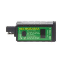34568 QC USB 3.0 + USB-C nabíječka s voltmetrem a vypínačem, voděodolná na řidítka (1309370)
