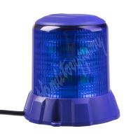 wl406fixblu Robustní modrý LED maják, modrý hliník, 96W, ECE R65