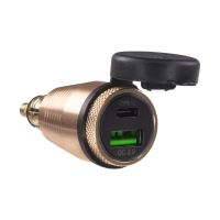 34683 USB nabíječka QC3.0 + USB-C s DIN zástrčkou 34683 USB nabíječka QC3.0 + USB-C s DIN zástrčkou