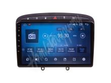 80801A4 Autorádio pro Peugeot 308, 408 s 9&quot; LCD, Android, WI-FI, GPS, CarPlay, Bluetooth,