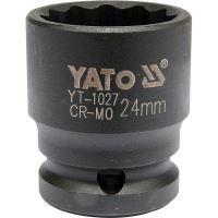 Nástavec 1/2" rázový dvanáctihranný 24 mm CrMo Nástavec 1/2" rázový dvanáctihranný 24 mm CrMo