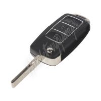48VW105bla Náhr. obal klíče pro Škoda, VW, Seat, 3-tlačítkový, černý