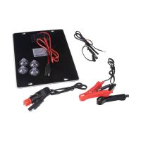 VZ09 4x PREDATOR 6x4W LED pod SPZ, 12-24V, prohnuté, modro-červené (2785818)