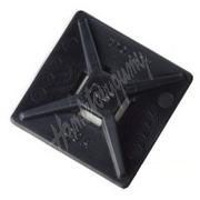 w36 Plastová příchytka čtvercová 18x18mm, 100 ks (442850)
