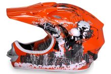 Dětská cross helma Xtreme- Oranžová M