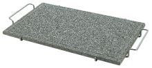 Grilovací deska žulová GRANIT XL s drážkou a držákem 50x30x1,65cm