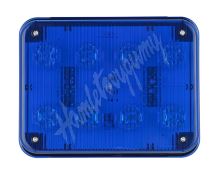 kf024blu x PREDATOR LED obdélníkový, 12/24V, 8x 3W modrý