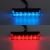 911-NR7RB PROFI SLIM výstražné LED světlo vnější, do mřížky, červeno-modrý, 12-24V, ECE R1