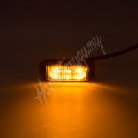 kf003EM5W SLIM výstražné LED světlo vnější, oranžové, 12-24V, ECE R65