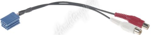 32504 AUX vstup Blaupunkt - 2xCINCH samice/MINI ISO (442630)