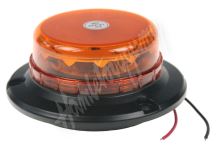 wl140 LED maják, 12-24V, 12x3W oranžový, magnet, ECE R65