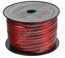 31121 Kabel 20 mm, červeně transparentní, 25 m bal