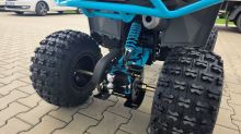 Dětská čtyřtaktní čtyřkolka ATV MiniRocket Troodon Deluxe 125ccm, 3+1, 8 kola, šedo-modrá (10)