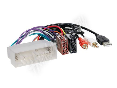 21543USB Konektor ISO Hyundai/Kia 2017- + USB & AUX konektor_(1)