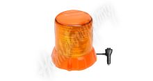 wl406 Robustní oranžový LED maják, oranž.hliník, 96W, ECE R65
