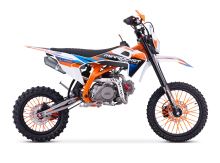 Pitbike MiniRocket DT125 17/14 světlo, el startér, řazení se spojkou, sedlo 86cm oranžový (6)