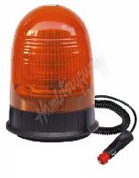 wl88 LED maják, 12-24V, 18x3W, oranžový magnet, ECE R65