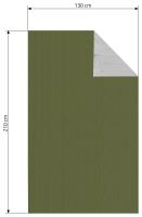 Izotermická fólie SOS zelená 210x130cm Izotermická fólie SOS zelená 210x130cm
