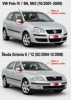 96VW12 LEDM dynamické blinkry VW Polo MK4, Škoda Octavia II (2830833)