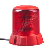wl406fixred Robustní červený LED maják, červ.hliník, 96W, ECE R65