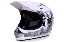 Dětská cross helma Xtreme- Bílá XL (1)