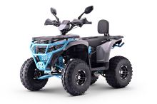 Dětská čtyřtaktní čtyřkolka ATV MiniRocket Troodon Deluxe 125ccm, 3+1, 8 kola, šedo-modrá Dětská čtyřtaktní čtyřkolka ATV MiniRocket Troodon Deluxe 125ccm, 3+1, 8 kola, šedo-modrá