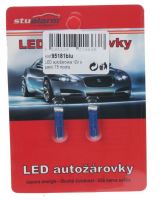 95181blu LED T5 modrá, 12V, 1LED/3SMD (445103)