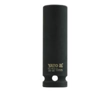 Nástavec 1/2" rázový šestihranný hluboký 15 mm CrMo Nástavec 1/2" rázový šestihranný hluboký 15 mm CrMo