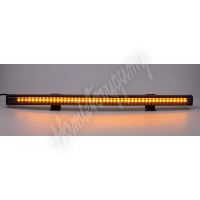 kf016-44 Gumové výstražné LED světlo vnější, oranžové, 12/24V, 440mm