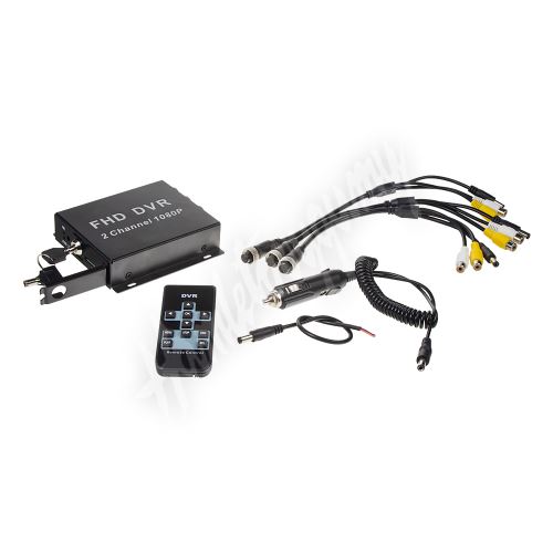dvr21c Full HD černá skříňka - se záznamem obrazu z dvou kamer, 1x slot SD_(1)