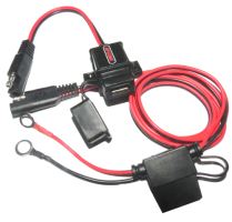 34529 Zásuvka s panelem nabíjecí 1x USB voděodolná, 136cm (448879)