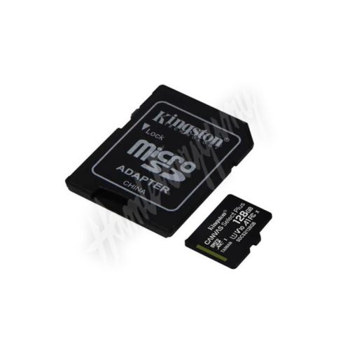 8128gCL10K Paměťová karta MicroSDXC 128GB 100M + adaptér, Kingston Canvas Select Plus_(1)