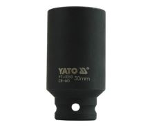 Nástavec 1/2" rázový šestihranný hluboký 30 mm CrMo Nástavec 1/2" rázový šestihranný hluboký 30 mm CrMo